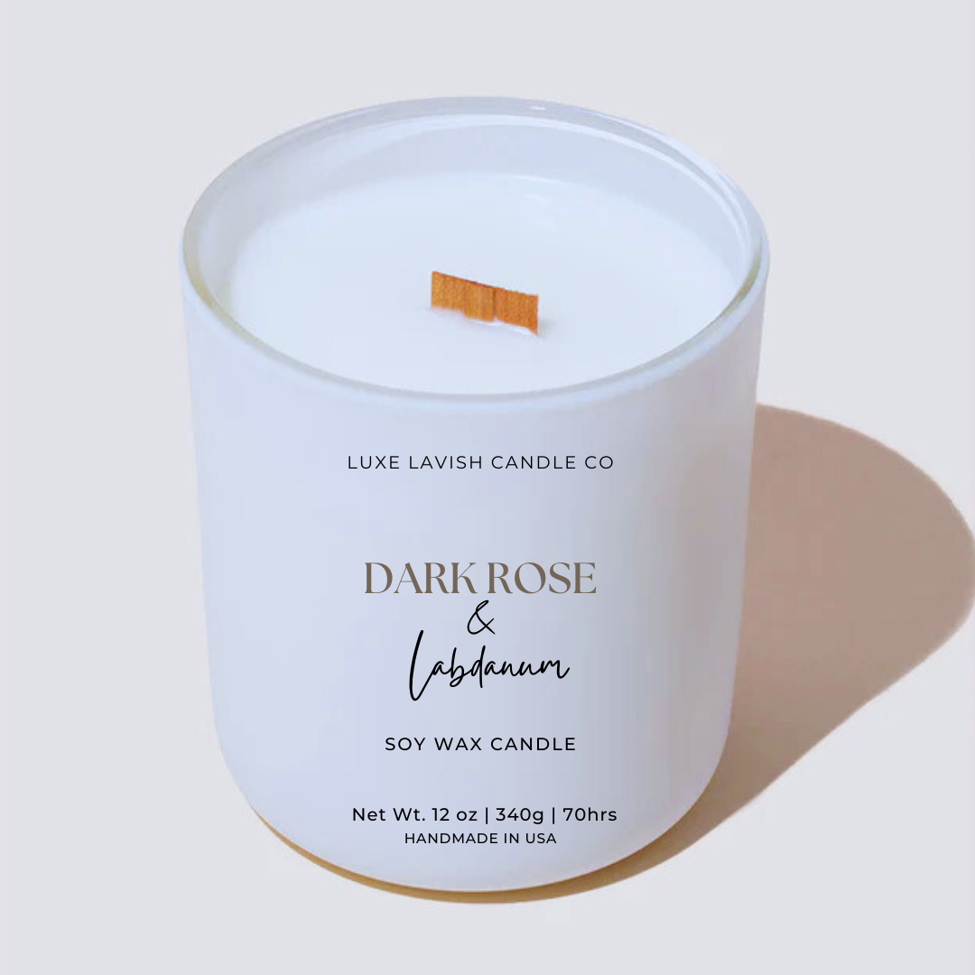 Dark Rose & Labdanum 12 oz